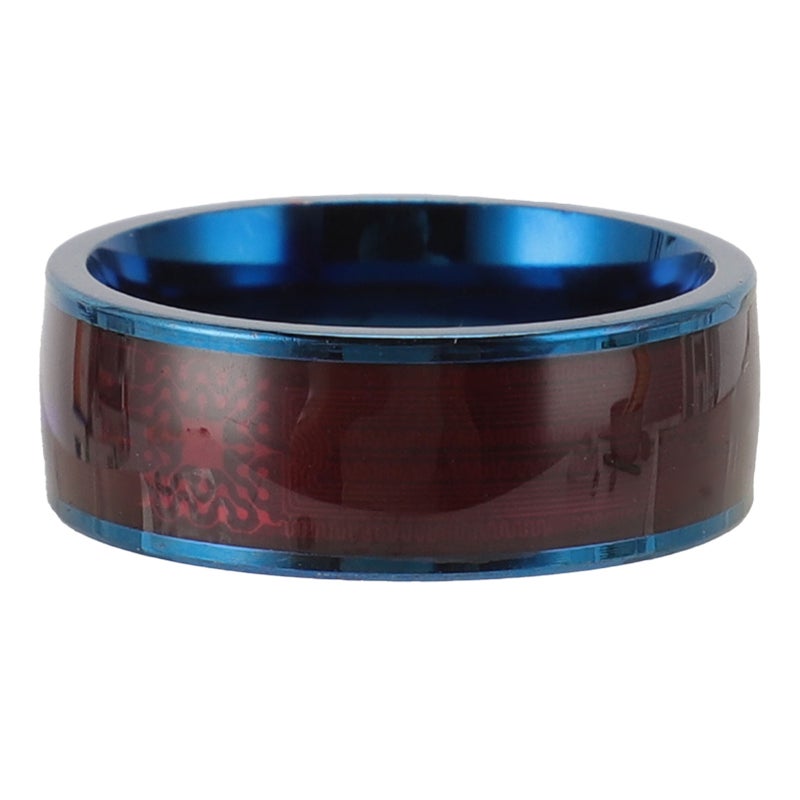 Nfc Smart Ring: Blue 3.94in Ultra Light Design - Multi Functional Smart Ring for Daily Use, Smartphone Users And Gift Recipients - Image 1