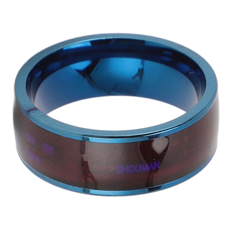 Nfc Smart Ring: Blue 3.94in Ultra Light Design - Multi Functional Smart Ring for Daily Use, Smartphone Users And Gift Recipients - Image 3