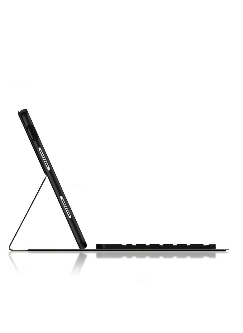 URBBKING - Stand Folio Detachable Wireless Bluetooth Keyboard Cover Soft TPU Back Case with Pencil Holder for HUAWEI MatePad Air 12 Inch/HUAWEI MatePad 12 X Black - Image 1