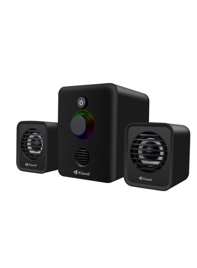 Kisonli U-3000 Woofer Speaker Home Theater System Speaker Outdoor Mp3 Usb Music Speakers - Image 3