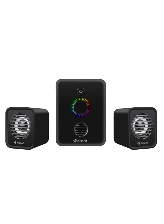 Kisonli U-3000 Woofer Speaker Home Theater System Speaker Outdoor Mp3 Usb Music Speakers - Image 1