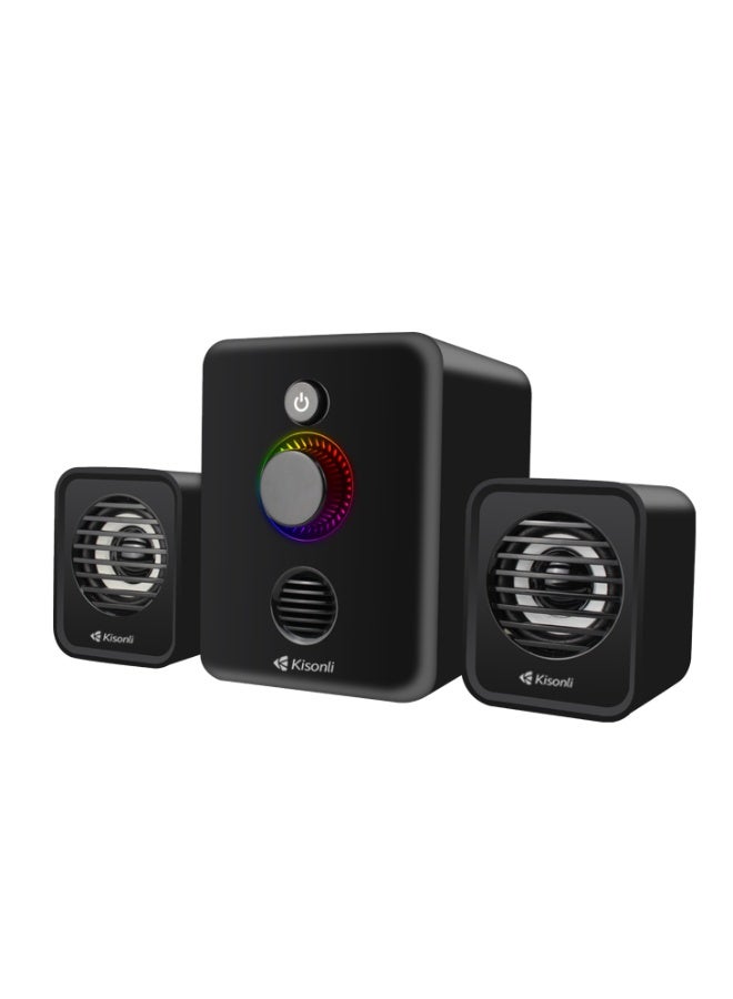 Kisonli U-3000 Woofer Speaker Home Theater System Speaker Outdoor Mp3 Usb Music Speakers - Image 4