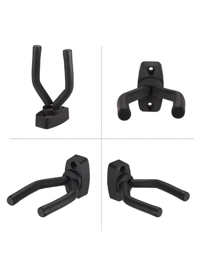 Mike Music Wall Mount Guitar Hanger Hook Holder Black Hook Sealed bag packaging - Image 3