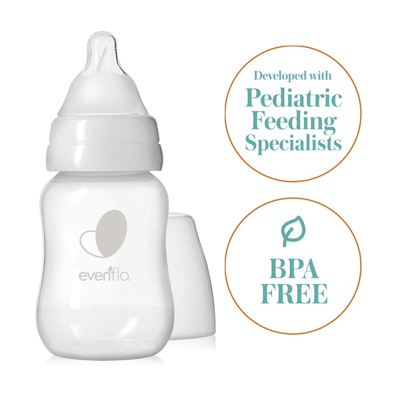 evenflo زجاجات الأطفال والرضع Evenflo Feeding Premium Proflo Venting Balance Plus ذات العنق القياسي - تم تطويرها بواسطة متخصصي تغذية الأطفال - 4 أونصات (عبوة من 6)  - Image 3