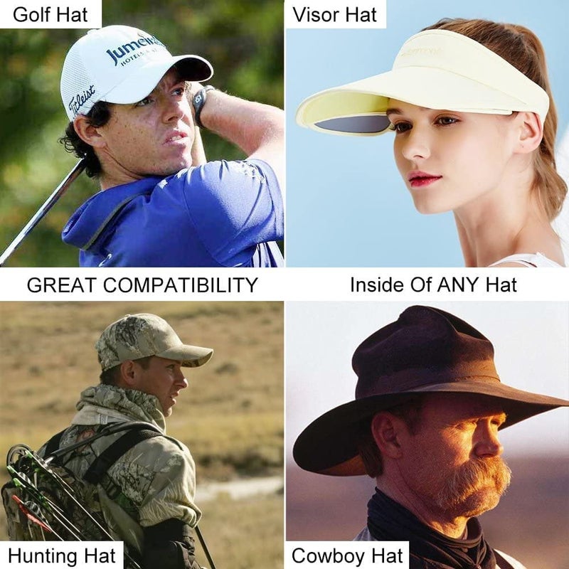 TYAGY Tyagy Sweat Absorbing Collar Protector Sticker Pads NonWoven Fabric Disposable SelfAdhesive Invisible Protection for Hats Caps - Image 4