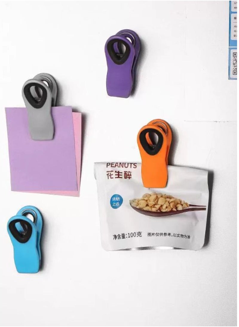 Generic Set of four refrigerator magnet clips  - Image 1