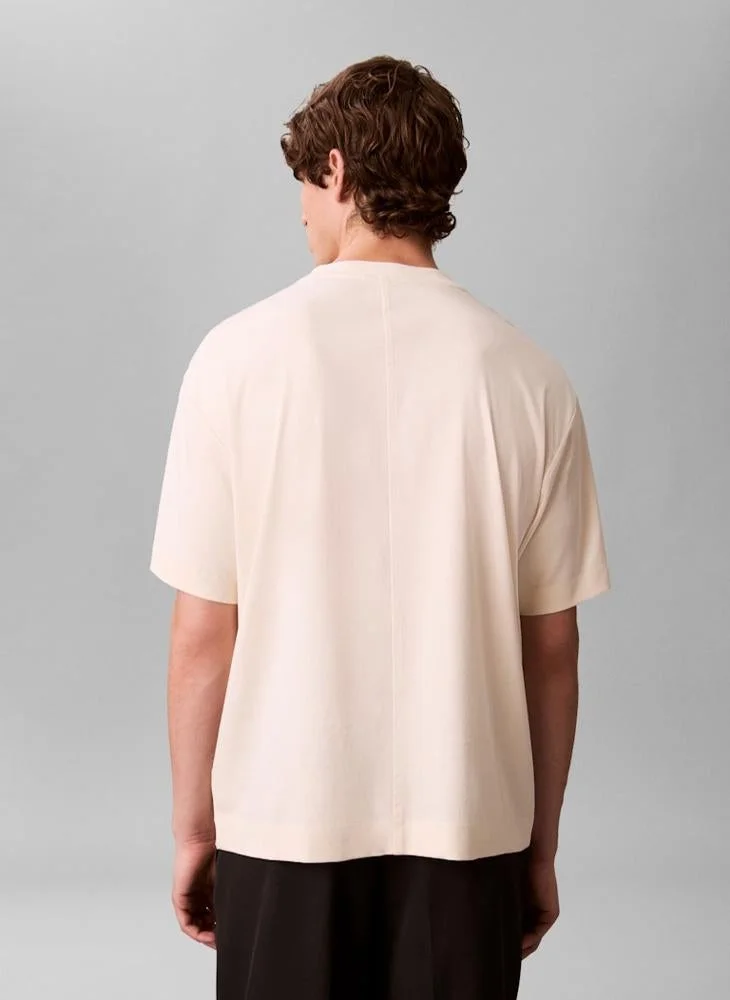 CALVIN KLEIN Relaxed Embroidered Logo T-shirt