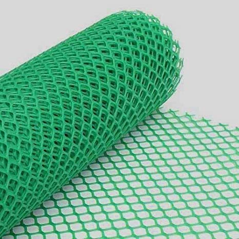 SAI PRASEEDA UV Stabilized Garden Fencing Net_Tree Guard Net_Anti Bird Net_PVC Virgin HDPE_3.3 Feet Height X 5 Feet Length_Green Color_800 GSM with 1 Cutter and 50 PVC Tags SHJAMN1 - Image 2