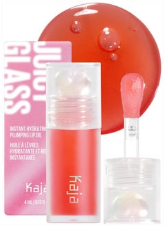 KAJA Juicy Glass Lip Plumping Oil | Hydrating, Feel Plumped and Lightweight with Vitamin Tree Fruit Oil for Glass Skin Look | 02 Raspberry Refresher | Vegan, Cruelty-Free  - Image 1