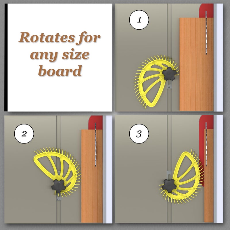 The Hedgehog Featherboard for Table Saws for Quicker, Easier, and Safer Workflow | Improve your accuracy and precision - Image 3