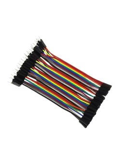 Generic 120pcs 20cm Multicolored Dupont Wire 40pin Male to Female, 40pin Male to Male, 40pin Female to Female Breadboard Jumper Ribbon Cables Kit Compatible with Arduino Projects  - Image 2