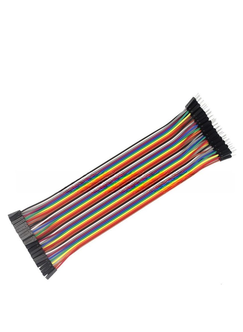 120pcs 20cm Multicolored Dupont Wire 40pin Male to Female, 40pin Male to Male, 40pin Female to Female Breadboard Jumper Ribbon Cables Kit Compatible with Arduino Projects  - Image 4