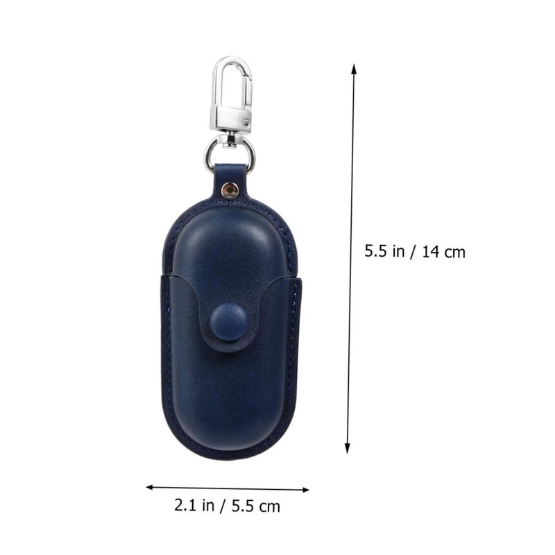 Waterproof Scratch Resistant Travel Case For Earphones 3i In Crazy Horse Navy - Image 3