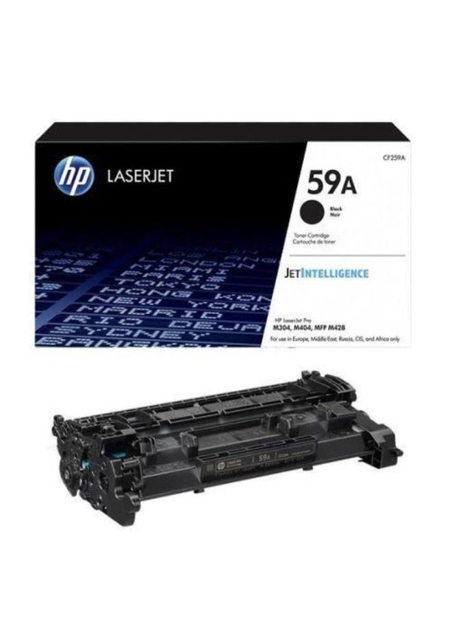 خرطوشة تونر ليزر أصليةhp 59A موديل CF259A باللون الأسود لطابعات LaserJet - Image 1