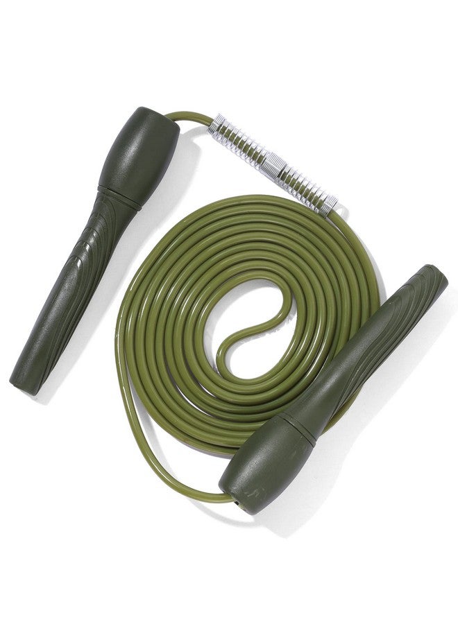 BOLDFIT Skipping Rope For Men And Women Jumping Rope With Adjustable Height Speed Skipping Rope For Exercise, Gym, Sports Fitness Adjustable Jump Rope, Polyvinyl Chlorine (Pvc), Green - Image 1