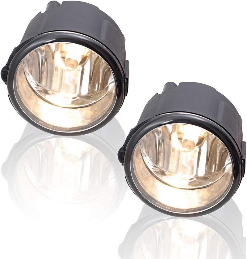 Brock Pair Set Fog Lights Replacement for Infiniti Nissan SUV Van - Image 1