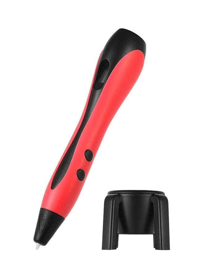 إسكدنيا قلم ثلاثي الأبعاد للطباعة والرسم أحمر - Image 3