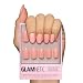 Glamnetic Press On Nails - Peach Coral | Short Round Orange Fake Nails with Glossy Finish, Salon Quality | 15 Sizes - 30 Nail Kit with Glue - Image 2