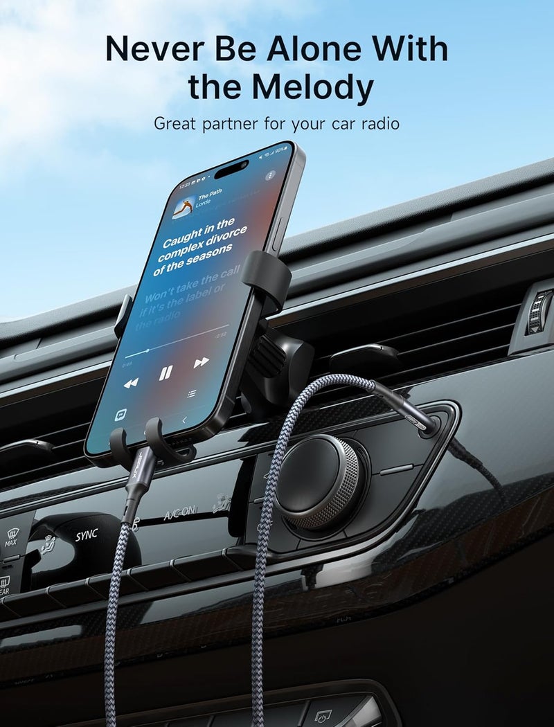 jsaux USB C to 3.5mm Audio Aux Jack Cable 3.3ft, USB Type C to 3.5mm Headphone Stereo Car Cord Compatible with iPhone 17 16 15 Pro Max iPhone Air, Samsung Galaxy S24 S23 S22 Ultra, iPad Pro, Pixel 9/8 - Image 5