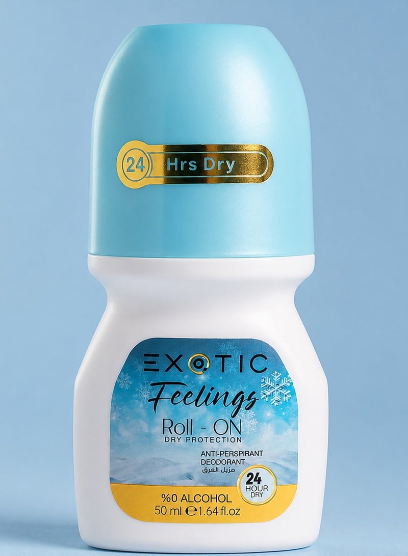 Exotic Roll-On Deodorant Feelings 24-Hour Protection - 50 ml - Image 1