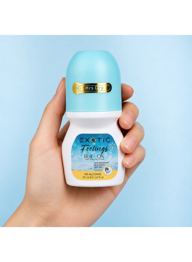 Exotic Roll-On Deodorant Feelings 24-Hour Protection - 50 ml - Image 3