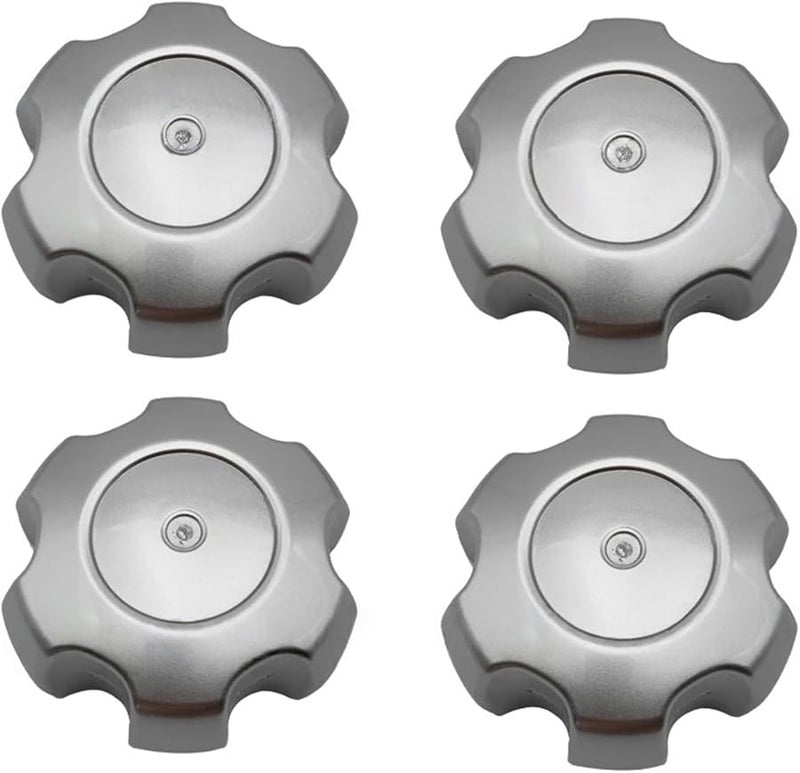 غطاء مركز العجلة الفضي المتوافق مع شيفروليه كولورادو 2012 2016 2017 4 قطع - Image 3