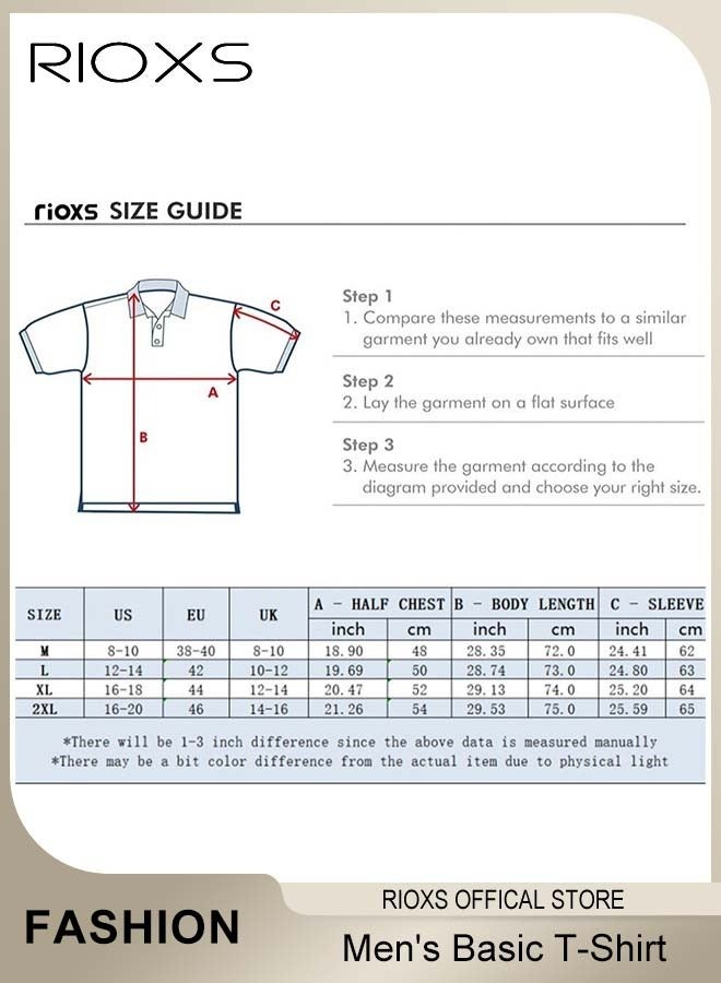Men's T-Shirt, Basic Slim Fit Tops For Men, Casual Short Sleeve Tops, Lightweight Crew Neck T Shirts, Comfy Breathable Athletic T-shirts, Gym Workout Tee Shirts For Men