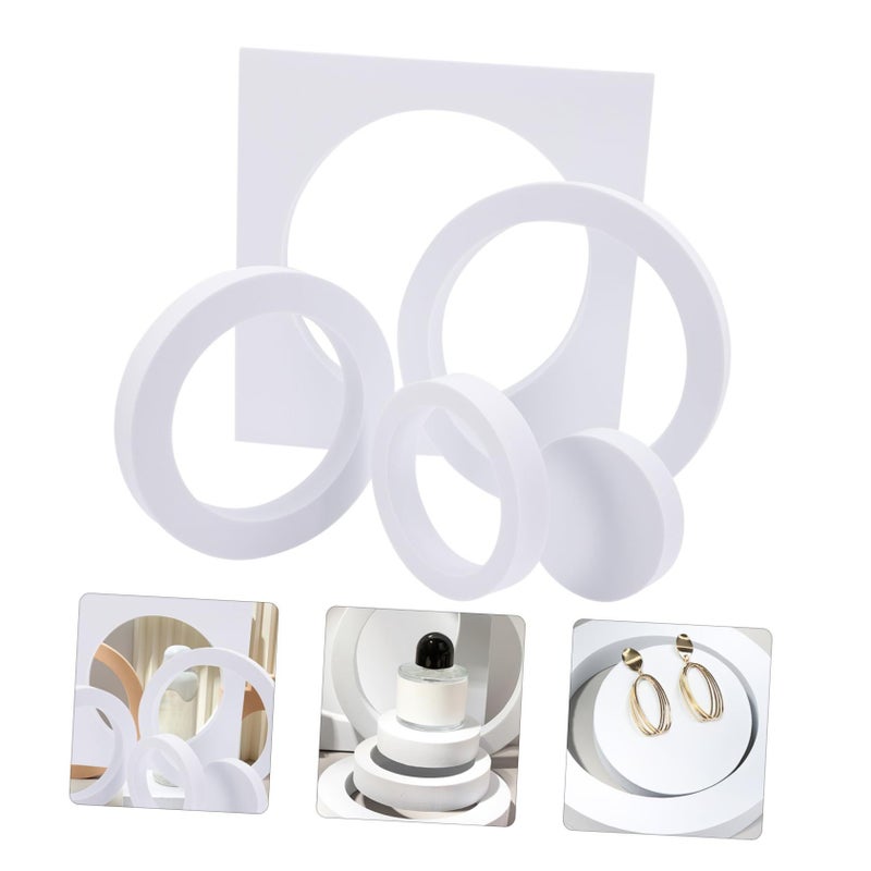 Uonlytech 1set Geometric Cube Photography Props Solid Shapes for Jewelry Food - Image 4
