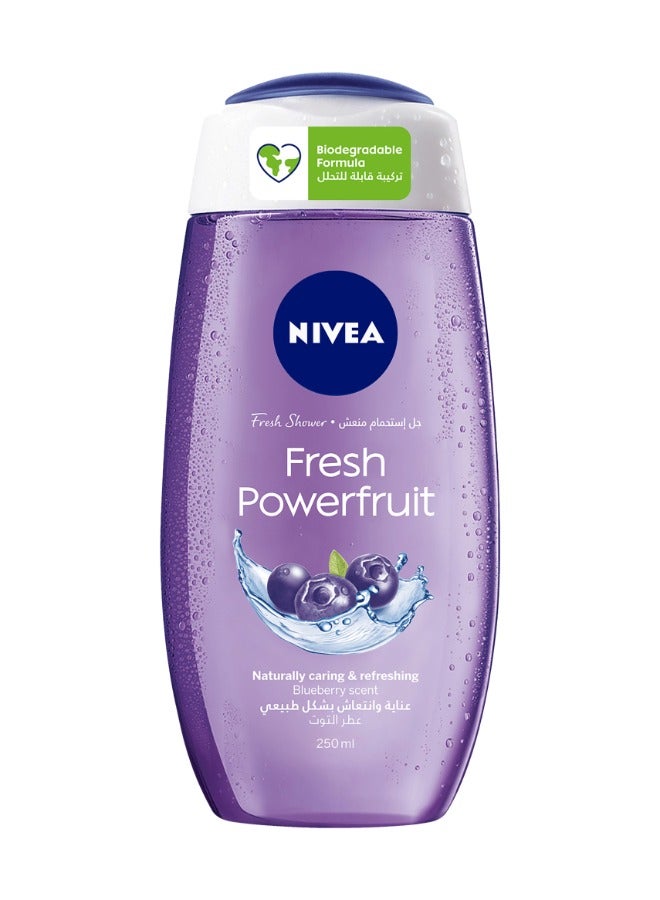 نيفيا جل استحمام باور فروت منعش بمضادات الأكسدة برائحة التوت البري 250ملليلتر - Image 1