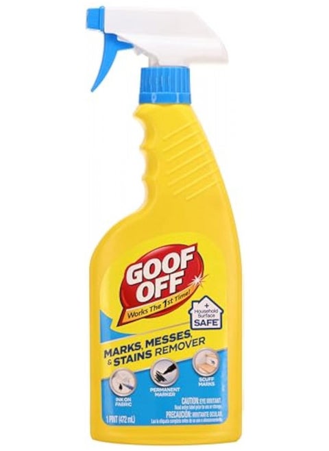 Goof Off FG720 Heavy Duty Spot Remover and Degreaser, Trigger Spray 16-Ounce