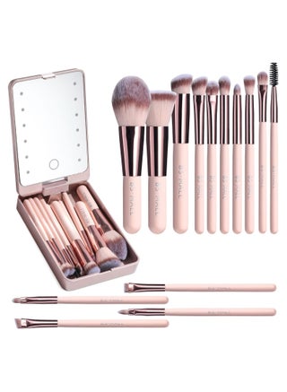 BS Mall BS-MALL Travel Makeup Brush Set Foundation Powder