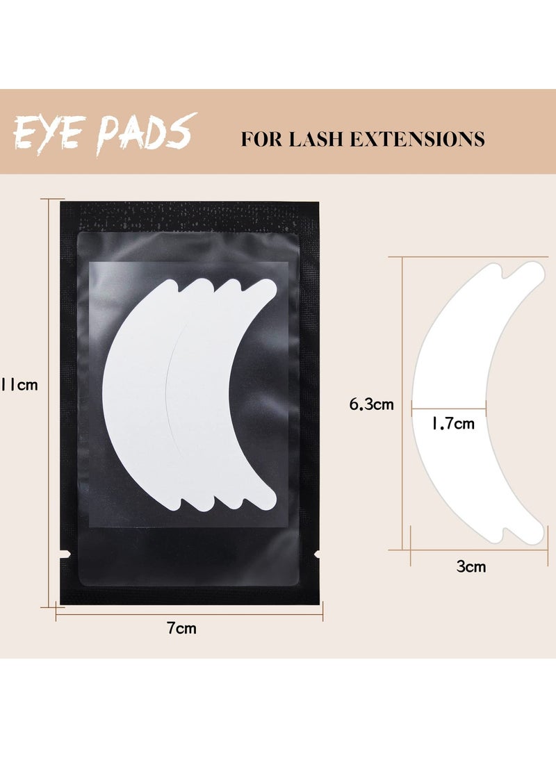 KASTWAVE 25 Pairs Eye Pads Lash Extensions, Lash Under Eye Pads For Lash Extensions Sticky Well Foam Eye Pads Lint Free Lash Pads for Eyelash Extensions Hypoallergenic Waterproof Eye Patches - Image 4