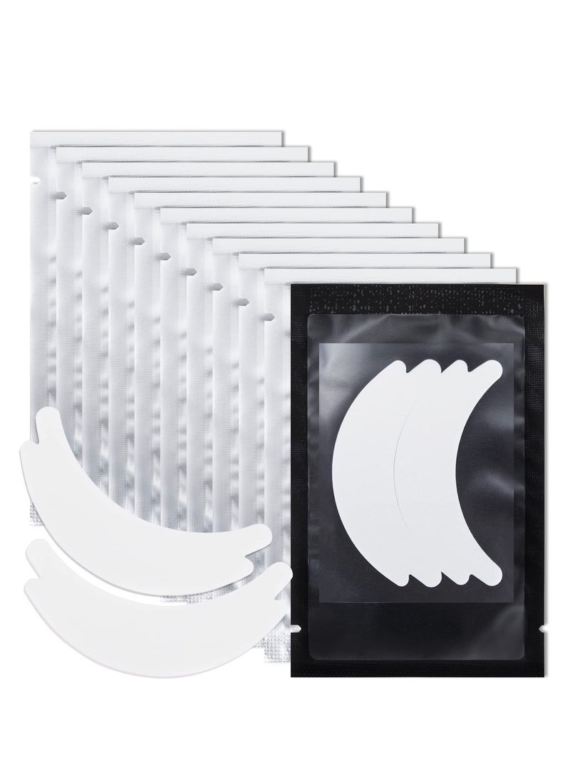 KASTWAVE 25 Pairs Eye Pads Lash Extensions, Lash Under Eye Pads For Lash Extensions Sticky Well Foam Eye Pads Lint Free Lash Pads for Eyelash Extensions Hypoallergenic Waterproof Eye Patches - Image 1