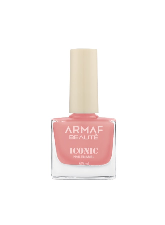 Armaf Beaute Iconic Nail Enamel 078 Persian, 9ml | High Shine Nail Polish | Chip-Resistant Formula | Smooth Gloss Finish | Long-Lasting & Easy Application - Image 1