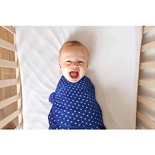 Bubble bear 3 Pack Baby Swaddle 0-3 Months - Infant Adjustable Newborn Swaddles Blanket Baby Girl Boy, Swaddling Wrap Blanket Sleep Sack for Newborn-Blue - Image 2