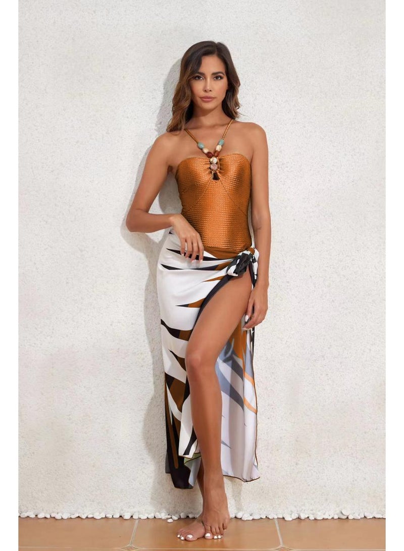 general Women's 2-Piece Swimsuit Chiffon Skirt Style Swimsuit Fashionable Swimsuit Women Swimsuit Girls Birthday Gift Swimsuit Party Best Gift - Image 3