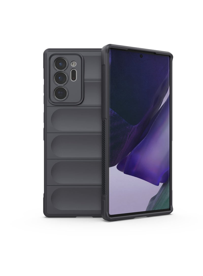 Phone case cover Magic Shield TPU + Silicone Shockproof Phone Case For Samsung Galaxy Note 20 Ultra (Dark Grey)