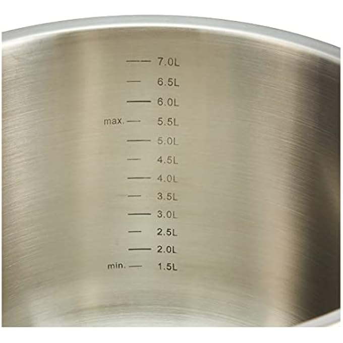 BERGNER Mnchen  Pressure Cookers Stainless Steel Inox 24 Cm 8L Suitable For Induction - Image 4