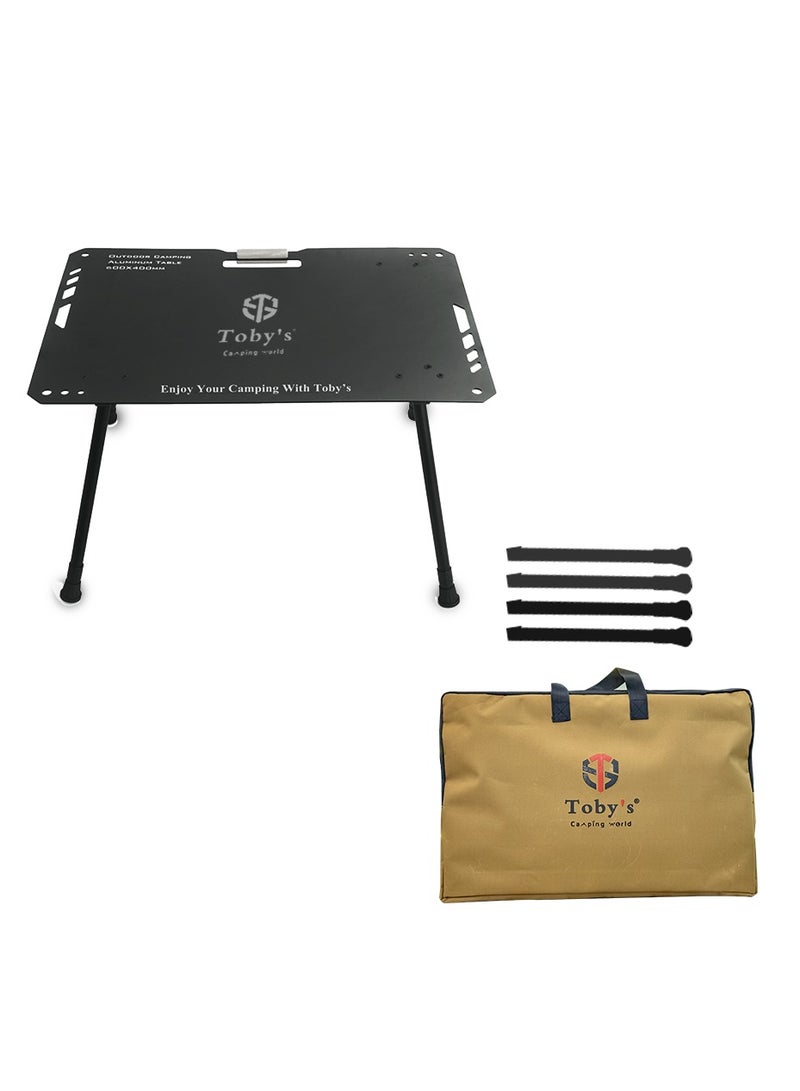 Toby's Tobyâ€™S Portable Alloy Camping Stove With 23800W High Output, Windproof Design & Piezo Ignition + Tobyâ€™S Lightweight Folding Aluminum Camping Table With Adjustable Height - Image 4