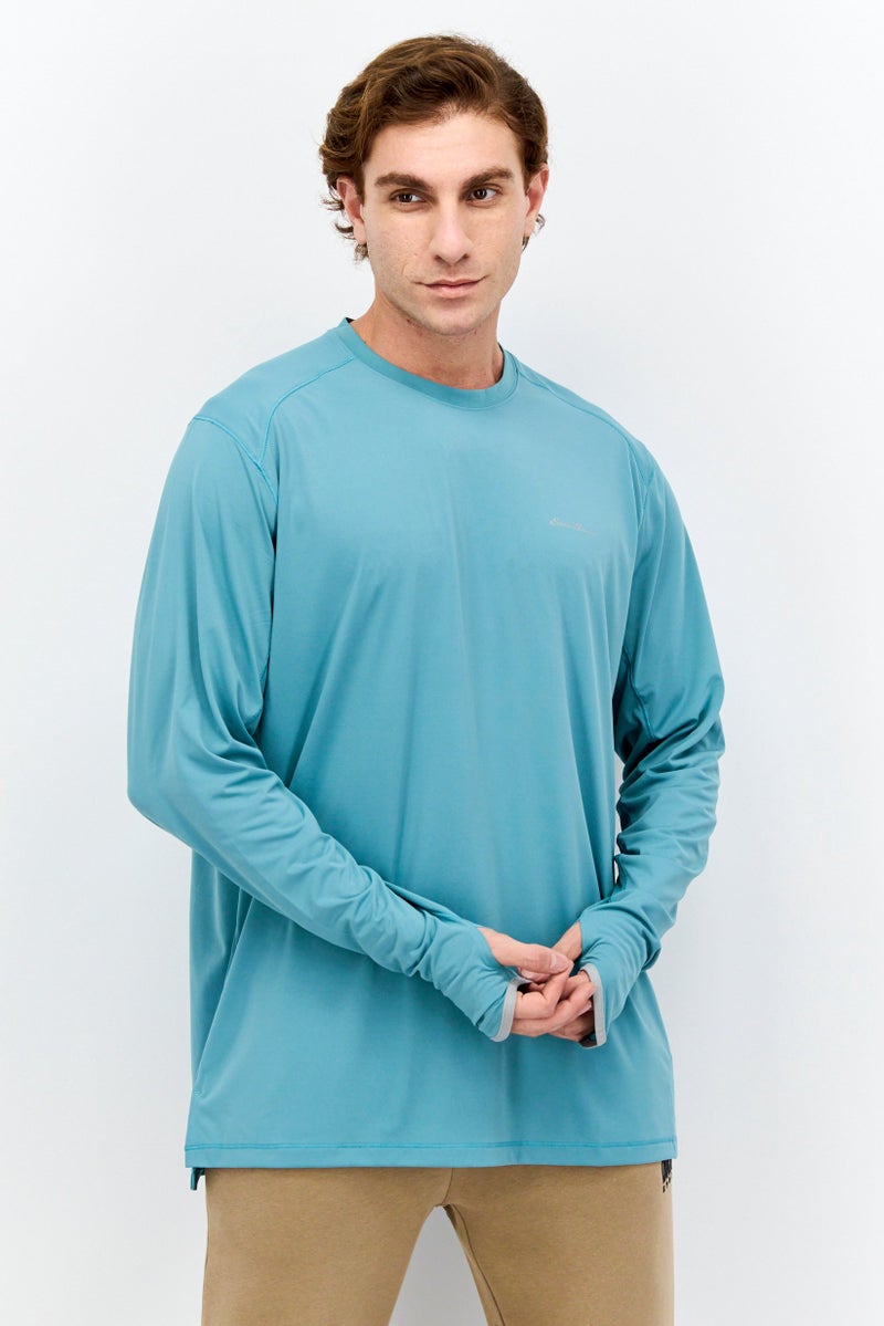 Eddie Bauer Men Sportswear Fit Brand Logo Training T-Shirt, Green  - Image 1