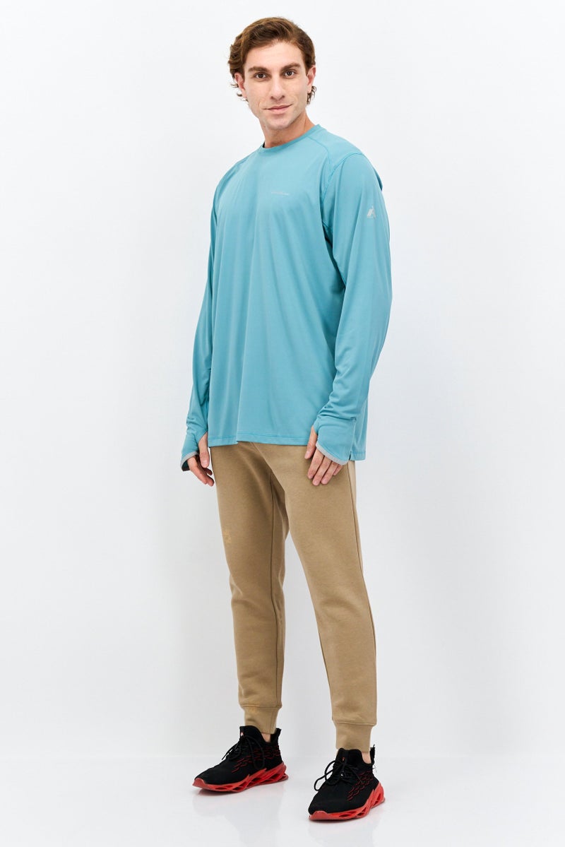 Eddie Bauer Men Sportswear Fit Brand Logo Training T-Shirt, Green  - Image 2