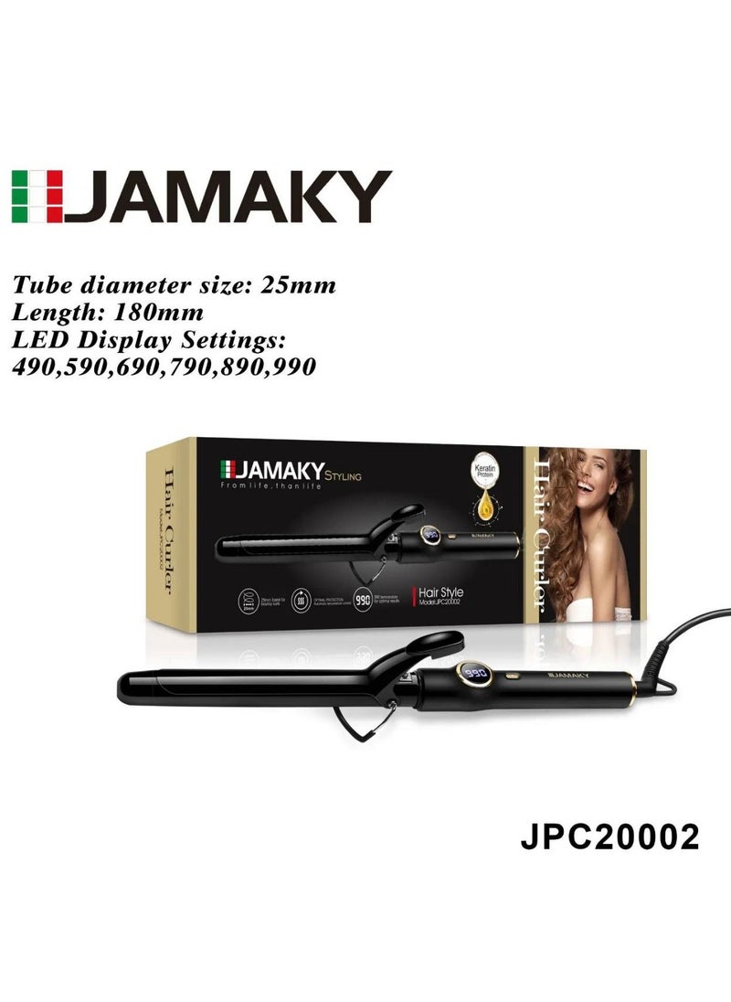 Jamaky Italy أداة تجعيد الشعر الاحترافية المخصصة لتطبيق الكيراتين والبروتين - JPC20002 بتكنولوجيا إيطالية 