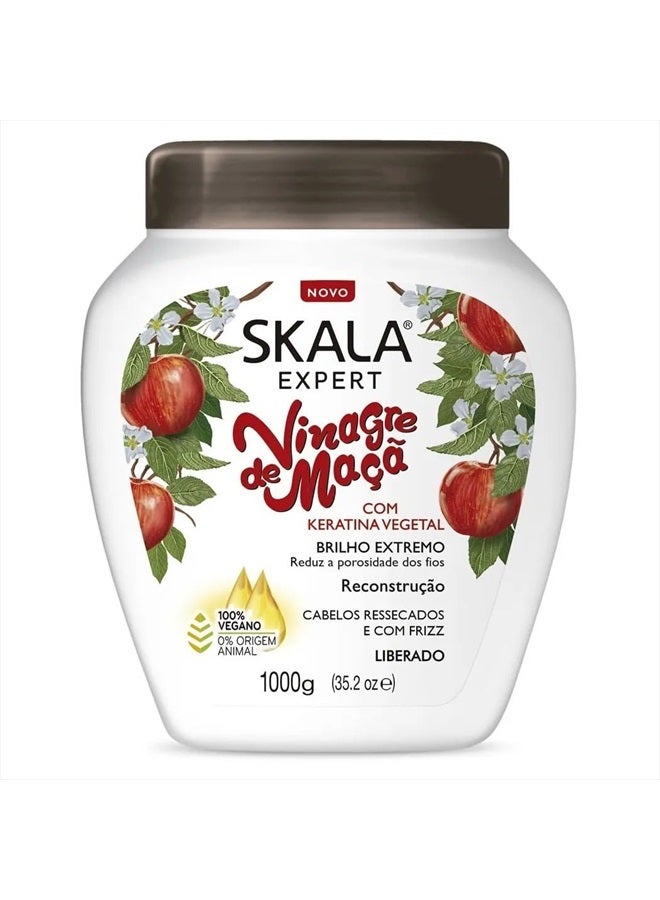 SKALA Brazilian Hair Vinagre Maca (Keratin) Plus Creme Treatment 1000g Packaging may vary - Image 1