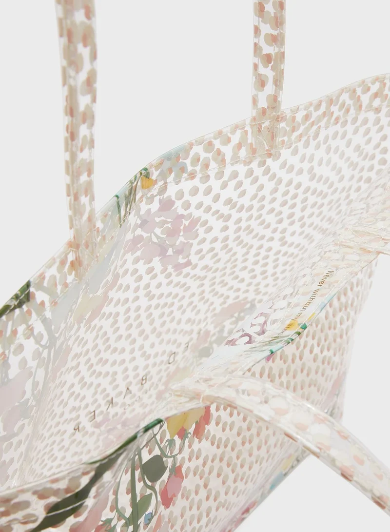 Ted Baker Gigicon Peppermint Clear Large Icon Tote
