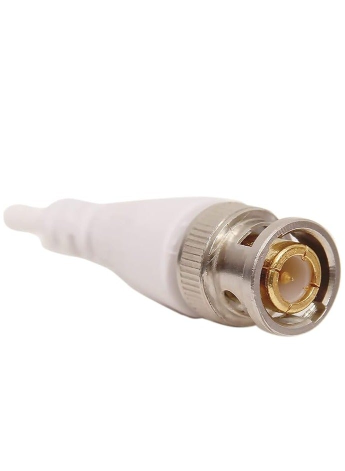 BNC Connector 10 pieces - White - Image 2