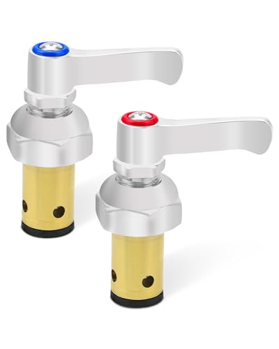 YIGUCS Handle Stem Assembly Hot Cold Fits for TS Brass Faucets Replace 00271340 00271440 Spindle Assembly for Eterna Valve Replacement - Image 1