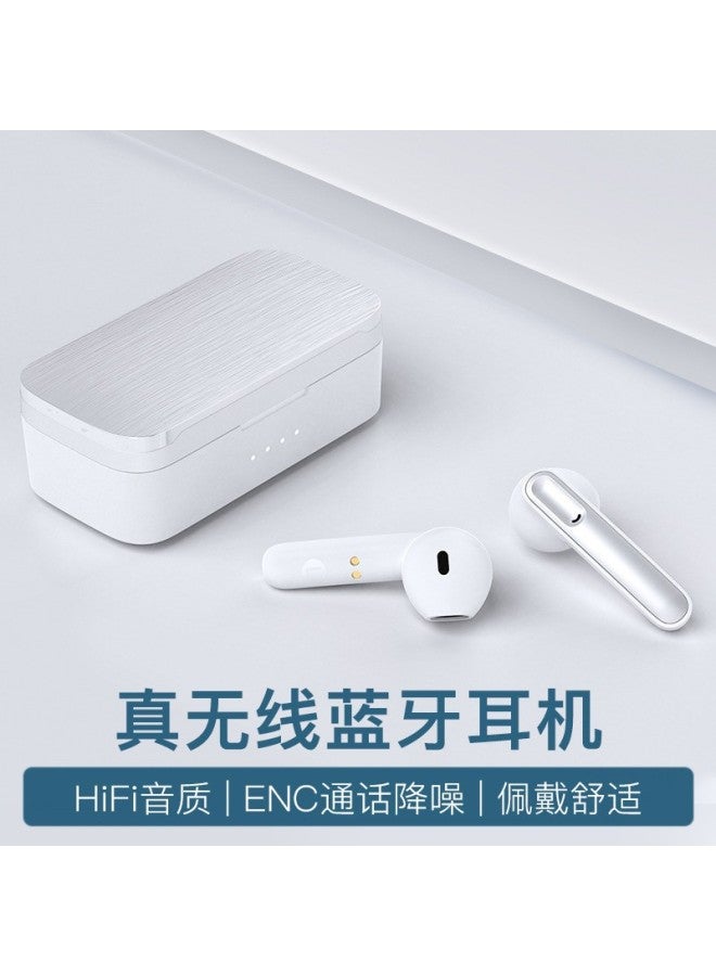 Neutral Tws Semi-in-ear Wireless Bluetooth Headset Double Microphone Intelligent Noise Reduction Game Low Latency Sports Long Endurance Private Model - Image 1