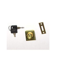 Generic GLASS DRAWER LOCK | GOLD COLORED  - Image 3
