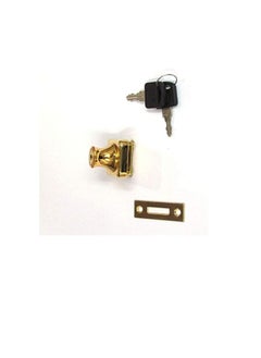 Generic GLASS DRAWER LOCK | GOLD COLORED  - Image 1