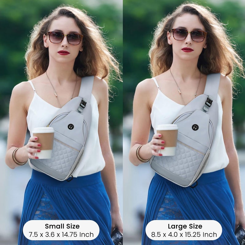 Vankor Small Crossbody Purses Bags for Women Men Travel, Chest Sling Bag Women Casual Cross Body Bag for Woman Sling Backpack Blue - Image 3